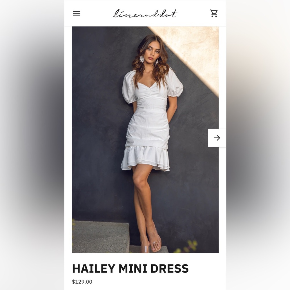NWT Line & Dot Hailey mini dress